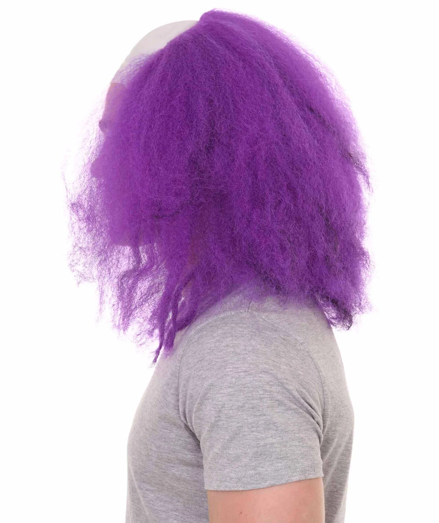HPO Bald Clown Mens Wig | Multiple Color Choice Men's 12 HPO Bald Clown Mens Wig | Multiple Color Choice Men's