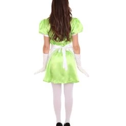 HPO Adult Women's French Apron Maid Uniform Costume | Lime Cosplay Costume 12 HPO Adult Women's French Apron Maid Uniform Costume | Lime Cosplay Costume