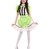 HPO Adult Women's Anime Cosplay French Maid Fancy Uniform Costume | Lime Cosplay Costume