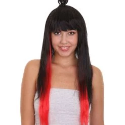 HPO Womens Supervillain Wig | TV/Movie Cosplay Halloween Wig | Premium Breathable Capless Cap Men's