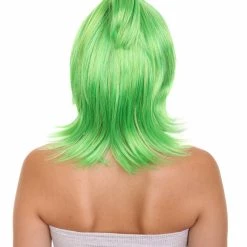 HPO Women's Monster Anime Unisex Wig | Green Sexy Cosplay Party Halloween Wig | Premium Breathable Capless Cap