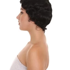 HPO 20's Flapper Womens Wig | Black Vintage Wig | Premium Breathable Capless Cap 11 HPO 20's Flapper Womens Wig | Black Vintage Wig | Premium Breathable Capless Cap
