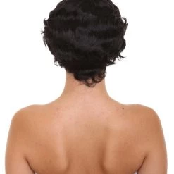 HPO 20's Flapper Womens Wig | Black Vintage Wig | Premium Breathable Capless Cap 12 HPO 20's Flapper Womens Wig | Black Vintage Wig | Premium Breathable Capless Cap