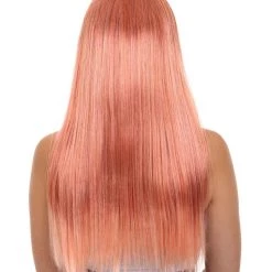 HPO Long Bob Womens Wig | Fancy Party Event Ready Halloween Wig (Lots Of Color Options) | Premium Breathable Capless Cap