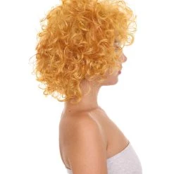 HPO Annie Womens Wig | Curly Red Head Halloween Wig | Premium Breathable Capless Cap Women's