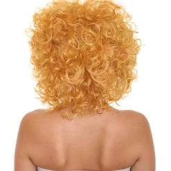 HPO Annie Womens Wig | Curly Red Head Halloween Wig | Premium Breathable Capless Cap Women's