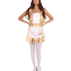 HPO Adult Women's Naught French Maid Uniform Costume | Copper Cosplay Costume 17 HPO Adult Women's Naught French Maid Uniform Costume | Copper Cosplay Costume
