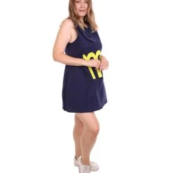 HPO Adult Women's 12 Constellation Of Virgo Party Troll Dress Costume | Blue Halloween Costume 13 HPO Adult Women's 12 Constellation Of Virgo Party Troll Dress Costume | Blue Halloween Costume