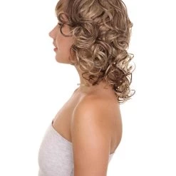 HPO French Kiss Bianca Womens Wig | Fancy Blond Curly Character Halloween Wig | Premium Breathable Capless Cap Women's