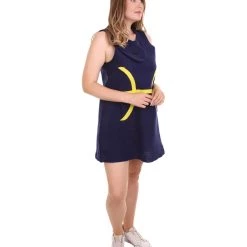 HPO Adult Women's 12 Constellation Of Pisces Party Troll Dress Costume | Blue Halloween Costume 15 HPO Adult Women's 12 Constellation Of Pisces Party Troll Dress Costume | Blue Halloween Costume