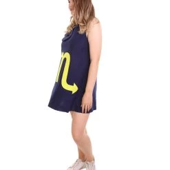 HPO Adult Women's 12 Constellation Of Scorpio Party Troll Dress Costume | Blue Halloween Costume 12 HPO Adult Women's 12 Constellation Of Scorpio Party Troll Dress Costume | Blue Halloween Costume