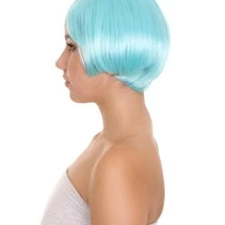 HPO Women's Anime Manga Womens Wig | Blue Cosplay TV/Movie Wigs | Premium Breathable Capless Cap 12 HPO Women's Anime Manga Womens Wig | Blue Cosplay TV/Movie Wigs | Premium Breathable Capless Cap