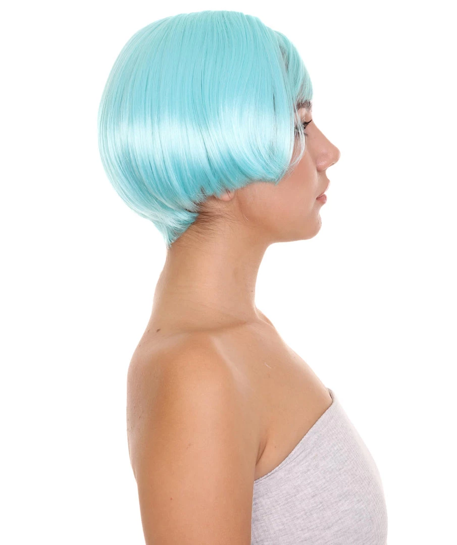 HPO Women's Anime Manga Womens Wig | Blue Cosplay TV/Movie Wigs | Premium Breathable Capless Cap 6 HPO Women's Anime Manga Womens Wig | Blue Cosplay TV/Movie Wigs | Premium Breathable Capless Cap