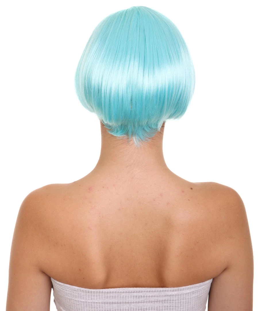 HPO Women's Anime Manga Womens Wig | Blue Cosplay TV/Movie Wigs | Premium Breathable Capless Cap 5 HPO Women's Anime Manga Womens Wig | Blue Cosplay TV/Movie Wigs | Premium Breathable Capless Cap