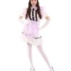 HPO Adult Women's Anime Cosplay French Maid Fancy Uniform Costume | Light Purple Cosplay Costume