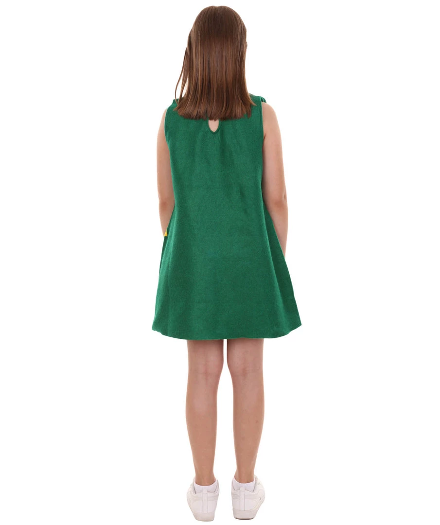 FLAGWIGS Child's Girl Brazilian Flag Troll Dress Costume | Patriotic Cosplay Costume 4 FLAGWIGS Child's Girl Brazilian Flag Troll Dress Costume | Patriotic Cosplay Costume