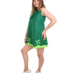 HPO Adult Women's Princess Dress Holiday Costume | Green Christmas Costume 9 HPO Adult Women's Princess Dress Holiday Costume | Green Christmas Costume