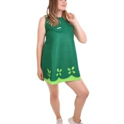 HPO Adult Women's Princess Dress Holiday Costume | Green Christmas Costume 11 HPO Adult Women's Princess Dress Holiday Costume | Green Christmas Costume