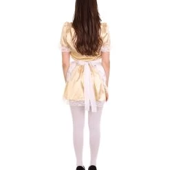 HPO Adult Women's Traditional Maid Uniform Costume | Gold Cosplay Costume 12 HPO Adult Women's Traditional Maid Uniform Costume | Gold Cosplay Costume