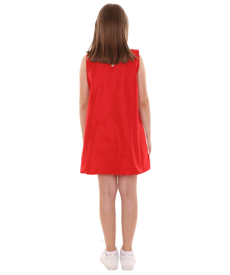 FLAGWIGS Child's Girl Canada Flag Troll Dress Costume | Patriotic Cosplay Costume Kids 4 FLAGWIGS Child's Girl Canada Flag Troll Dress Costume | Patriotic Cosplay Costume Kids