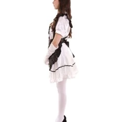 HPO Adult Women's Anime Cosplay French Maid Fancy Uniform Costume | Black Cosplay Costume 12 HPO Adult Women's Anime Cosplay French Maid Fancy Uniform Costume | Black Cosplay Costume