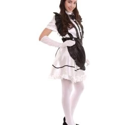 HPO Adult Women's Anime Cosplay French Maid Fancy Uniform Costume | Black Cosplay Costume 15 HPO Adult Women's Anime Cosplay French Maid Fancy Uniform Costume | Black Cosplay Costume