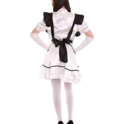HPO Adult Women's Anime Cosplay French Maid Fancy Uniform Costume | Black Cosplay Costume 13 HPO Adult Women's Anime Cosplay French Maid Fancy Uniform Costume | Black Cosplay Costume