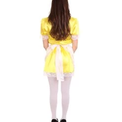 HPO Adult Women's Traditional Maid Uniform Costume | Yellow Cosplay Costume 13 HPO Adult Women's Traditional Maid Uniform Costume | Yellow Cosplay Costume