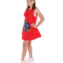 FLAGWIGS Child's Patriotic Celebratory Russian Troll Dress Costume | Red Cosplay Costume Kids