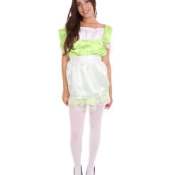 HPO Adult Women's Traditional Maid Uniform Costume | Lime Cosplay Costume