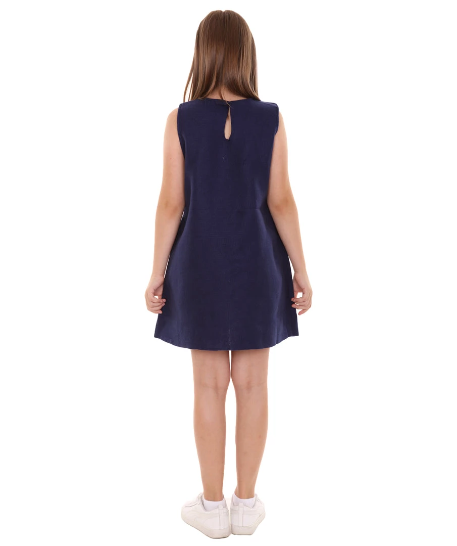 HPO Kids Child's Girl 12 Constellation Of Cancer Party Troll Dress Costume | Blue Halloween Costume 4 HPO Kids Child's Girl 12 Constellation Of Cancer Party Troll Dress Costume | Blue Halloween Costume