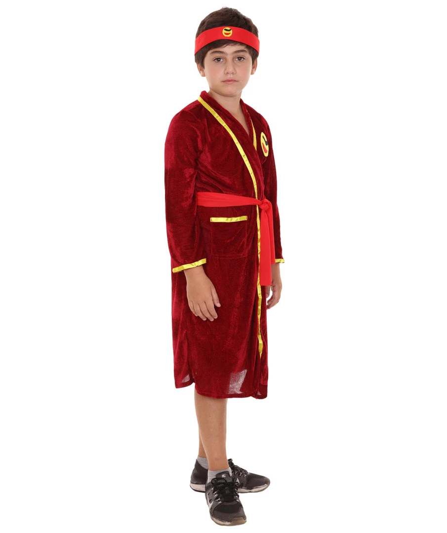 HPO Child's Bathrob Costume | Red Cosplay Costume 3 HPO Child's Bathrob Costume | Red Cosplay Costume