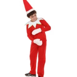 HPO Child's Elf On The Shelf Costume | Red & White X-Mas Costume