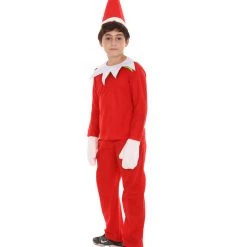 HPO Child's Elf On The Shelf Costume | Red & White X-Mas Costume