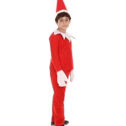 HPO Child's Elf On The Shelf Costume | Red & White X-Mas Costume