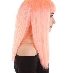BC Dreamcicle | Women's Floresent Pink Color Straight Shoulder Length Trendy Dreamcicle Wig 13 BC Dreamcicle | Women's Floresent Pink Color Straight Shoulder Length Trendy Dreamcicle Wig