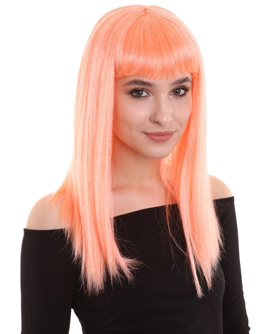 BC Dreamcicle | Women's Floresent Pink Color Straight Shoulder Length Trendy Dreamcicle Wig 6 BC Dreamcicle | Women's Floresent Pink Color Straight Shoulder Length Trendy Dreamcicle Wig