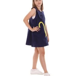 HPO Kids Child's Girl 12 Constellation Of Aries Party Troll Dress Costume | Blue Halloween Costume 10 HPO Kids Child's Girl 12 Constellation Of Aries Party Troll Dress Costume | Blue Halloween Costume