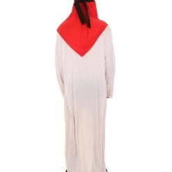 HPO Adult Men's Sheikh Arabian Costume | White & Red Cosplay Costume