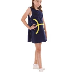 HPO Child's Girl 12 Constellation Of Pisces Party Troll Dress Costume | Blue Halloween Costume 10 HPO Child's Girl 12 Constellation Of Pisces Party Troll Dress Costume | Blue Halloween Costume