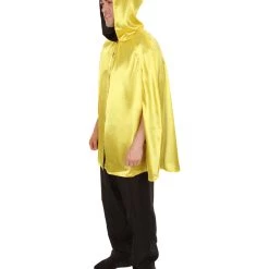 HPO Adult Men's Reversible Hooded Short Cape Costume | Multiple Color Options Halloween Costume