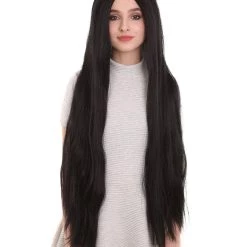 BC Beautiful Irene | Women's 36" In. Black Color Straight Extra Long Length Trendy Beautiful Irene Wig