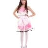 HPO Adult Women's Anime Cosplay French Maid Fancy Uniform Costume | Light Pink Cosplay Costume
