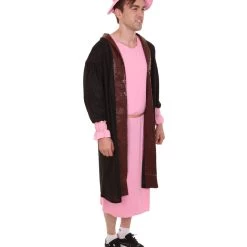 HPO Adult Men's Leonardo Da Vinci Painter Artitst 4 Pc Costume | Lt. Pink Cosplay Costume 15 HPO Adult Men's Leonardo Da Vinci Painter Artitst 4 Pc Costume | Lt. Pink Cosplay Costume