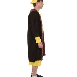 HPO Adult Men's Leonardo Da Vinci Painter Artitst 4 Pc Costume | Yellow Cosplay Costumes