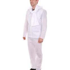 HPO Adult Men's Scut Movie Costume | White Halloween Costume 11 HPO Adult Men's Scut Movie Costume | White Halloween Costume