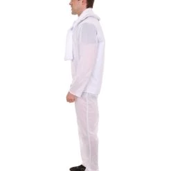 HPO Adult Men's Scut Movie Costume | White Halloween Costume 12 HPO Adult Men's Scut Movie Costume | White Halloween Costume