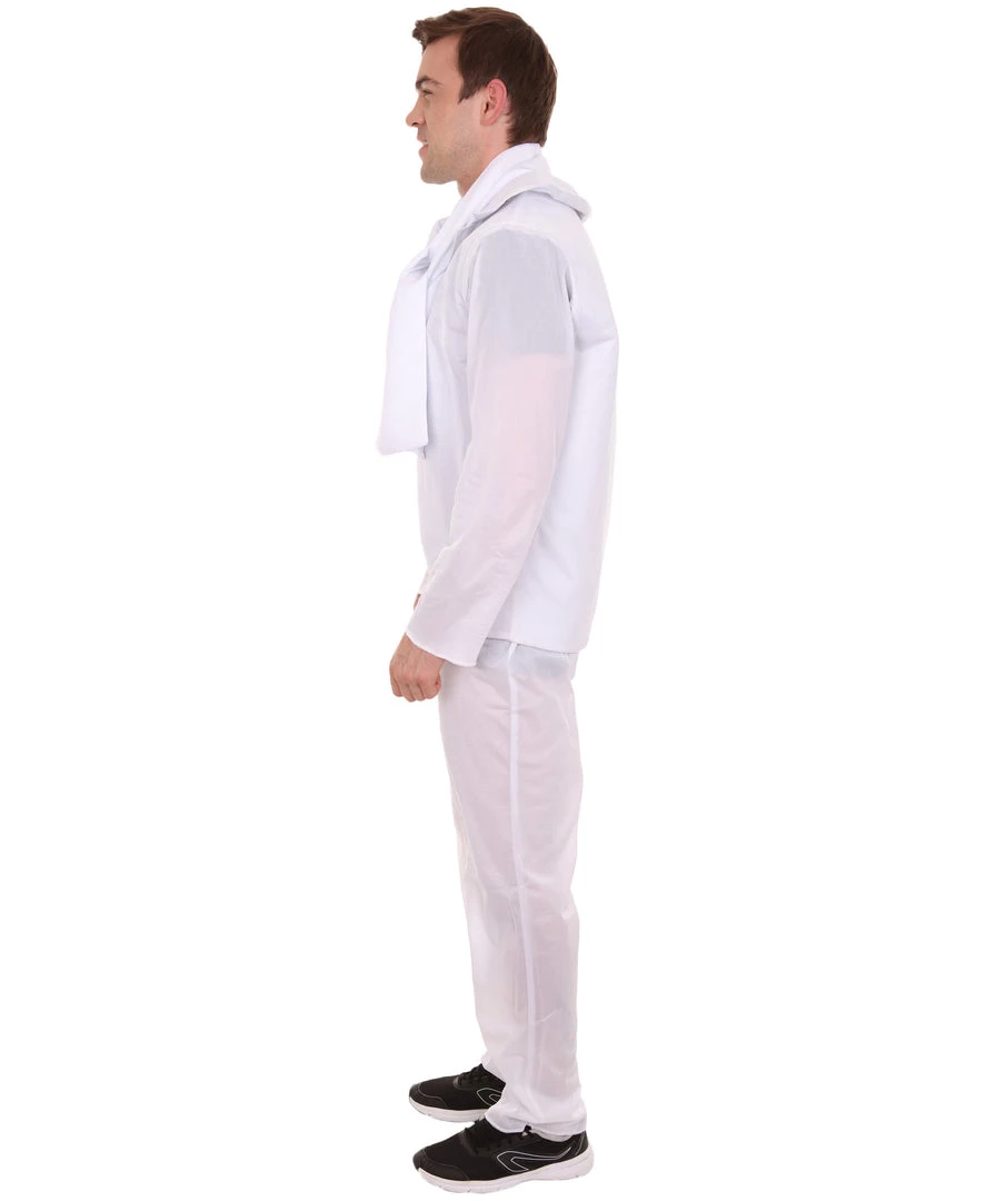 HPO Adult Men's Scut Movie Costume | White Halloween Costume 4 HPO Adult Men's Scut Movie Costume | White Halloween Costume