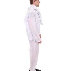 HPO Adult Men's Scut Movie Costume | White Halloween Costume 14 HPO Adult Men's Scut Movie Costume | White Halloween Costume