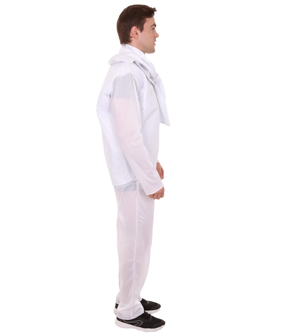 HPO Adult Men's Scut Movie Costume | White Halloween Costume 6 HPO Adult Men's Scut Movie Costume | White Halloween Costume